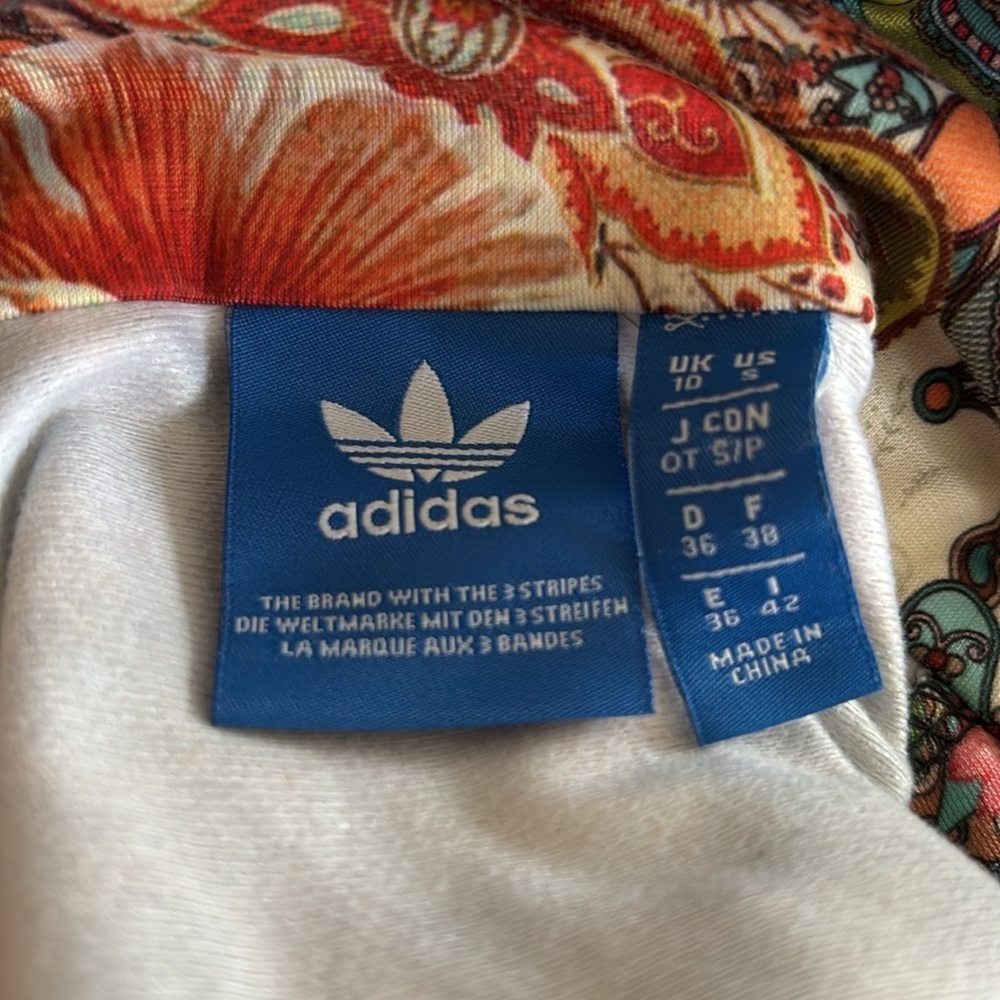 Adidas Originals Jardim Agharta Farm Firebird Floral Track Jacket Black Sz S - Picture 4 of 11